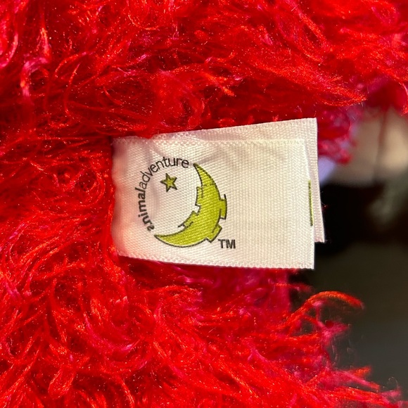 Valentine’s Day Red Fuzzy Monkey Stuffed Animal - Picture 9 of 9